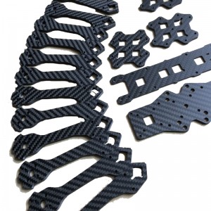 Vlastní uhlíková vlákna CNC Service CNC řezání obrábění